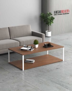 Sync Rectangular Coffee Table (White Leg)