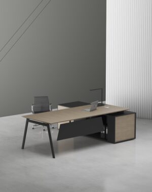 Orange Executive Desk