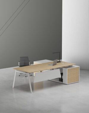 Orange Executive Desk