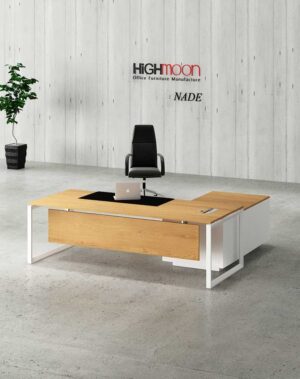 Nade Executive Desk (White)