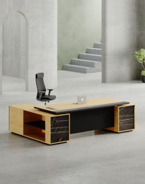 Keep CEO Executive Desk (Black Leg)