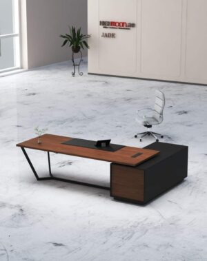 Jade Executive Desk (Black Leg)