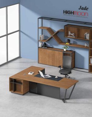 Jade CEO Desk (Black Leg)