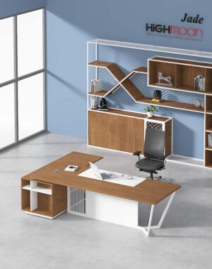 Jade CEO Desk (White Leg)